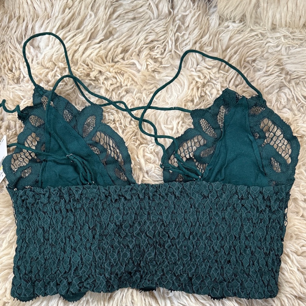 ๐ Free People Lace Bralette in green ๐ - Picture 3 of 3